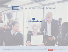 Tablet Screenshot of longleyacademy.com